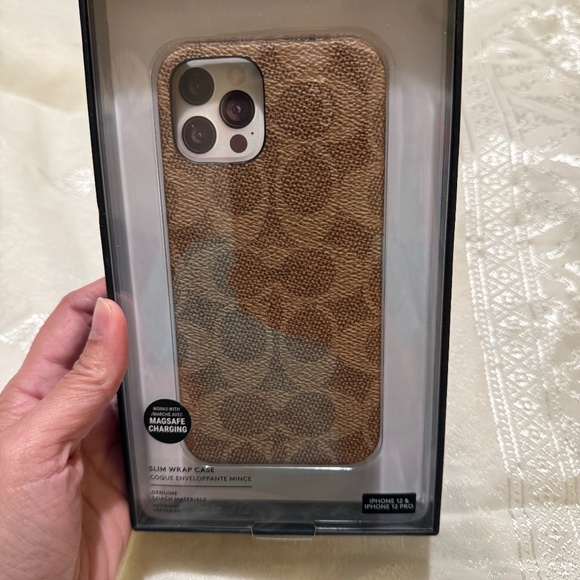 Authentic Coach iPhone 12 & 12 Pro case